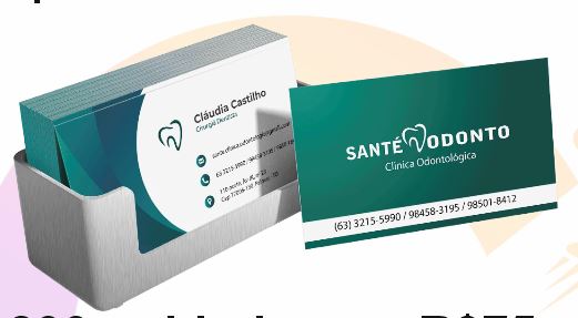 Cartões de Visita couche 250g